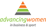 Advancing Women in Business & Sport Logo